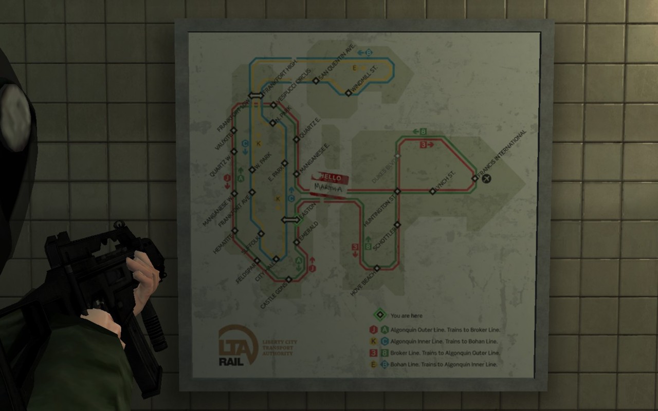 This is Easton Station. Maps in Games